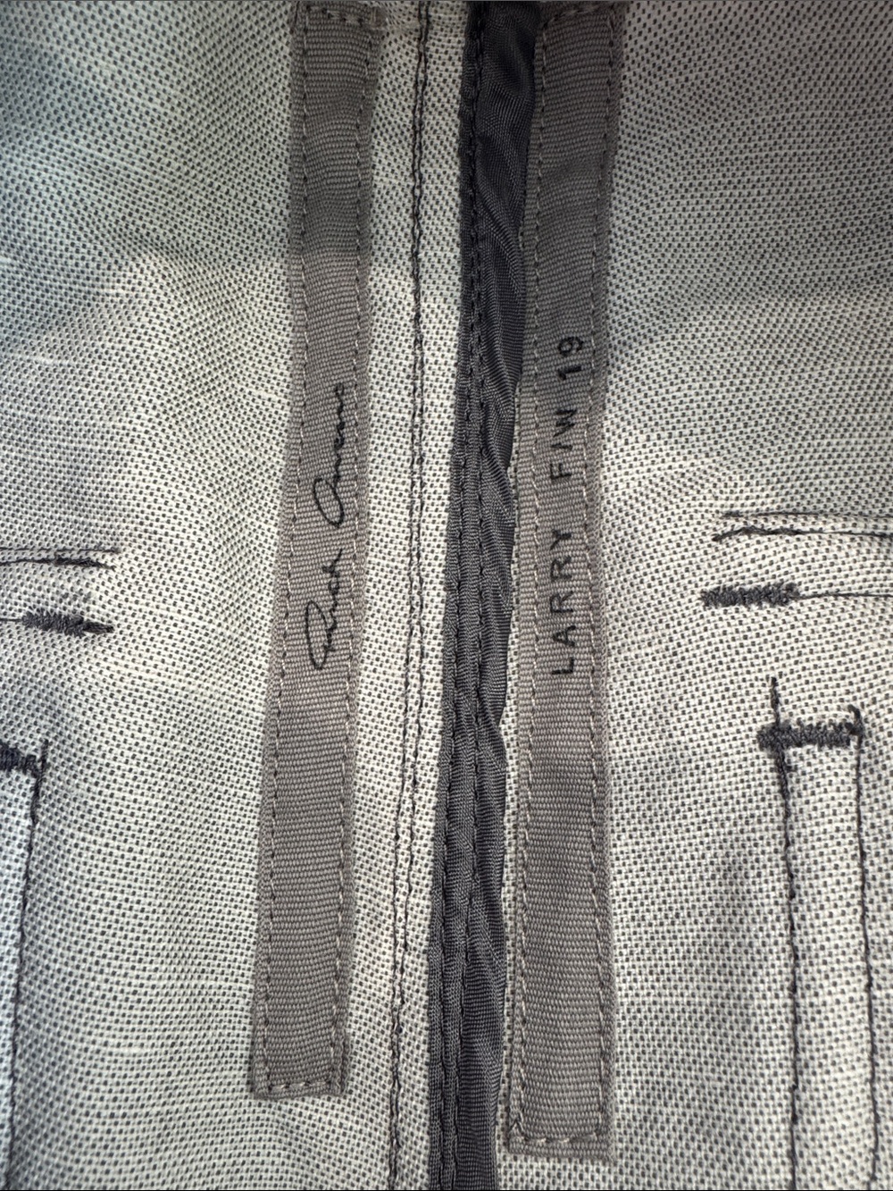 Rick Owens Gray Blue Pants - Picture 3 of 4